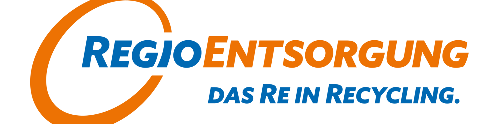 Logo der RegioEntdorgung in blau-orange Logo der RegioEntdorgung in blau-orange